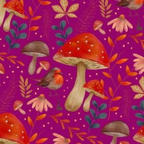 Mushroom Forage Purple