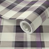 Tartan lavender taupe