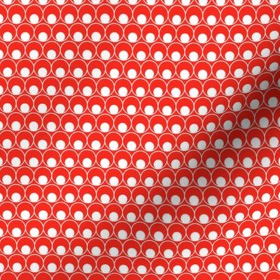 Polka Circle - Red