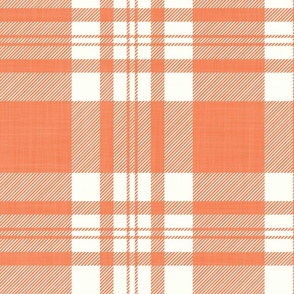 Orange Plaid Large