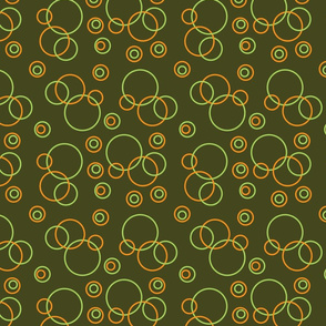 green and orange circles