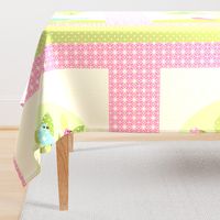 Avian Sanctuary Quilt in Pink