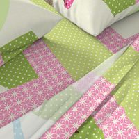 Avian Sanctuary Quilt in Pink