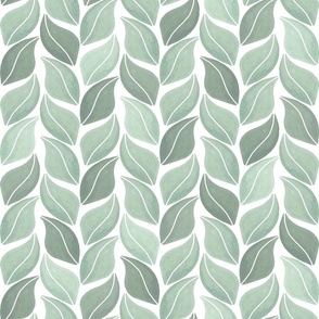 SIMPLE GREEN LEAVES PATTERN 18