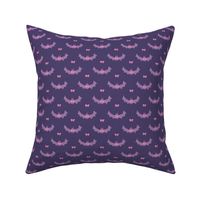 cute bats and bows coquette purple small