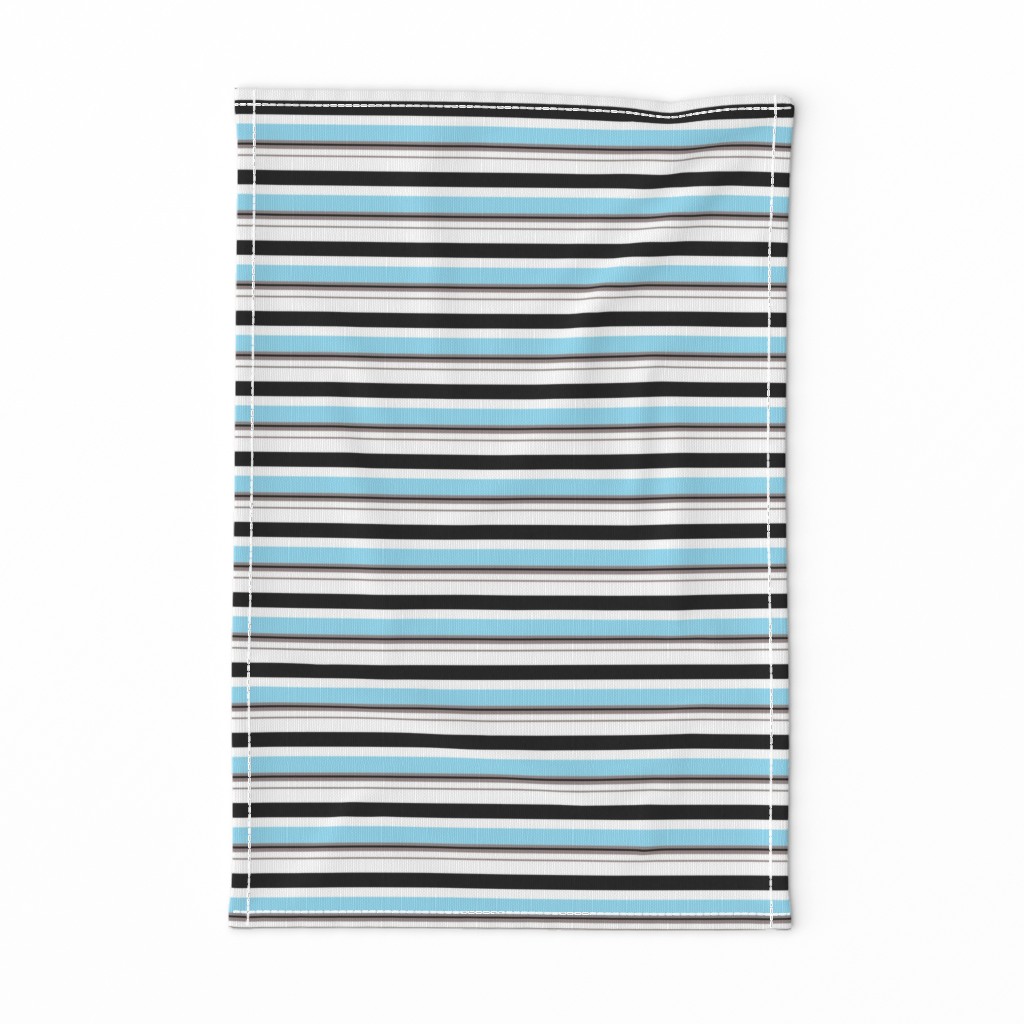 stripes blue and black