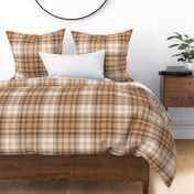 Refined bohemian plaid - brown - grey - beige