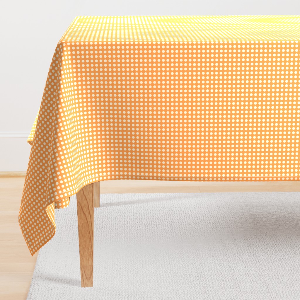 orange polka  dots