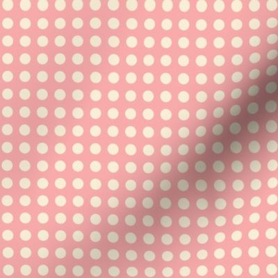 pink polka dots