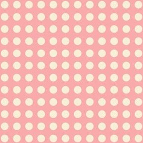 pink polka dots