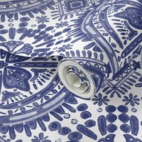 Isabella Blue and White Mediterranean Tile