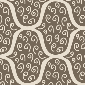 Abstract damask