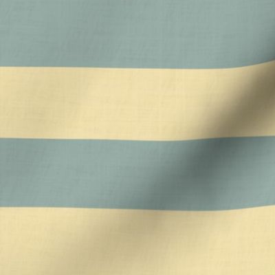 stripes linen look in cream and pale blue