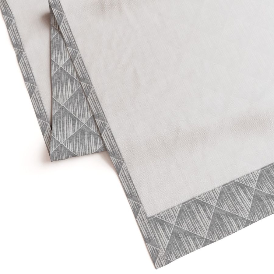 Textured Geometric Checkerboard Diamond Tile - Light Gray