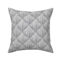 Textured Geometric Checkerboard Diamond Tile - Light Gray