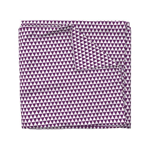 FS 1 Inch Triangles Purple And White One Inch Triangles