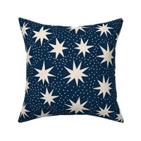 Boho Stars - Navy - Small