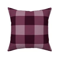 Large Gingham Plum - Medium