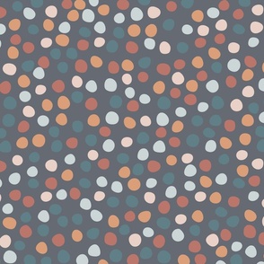 Dots Fun Confetti Grey