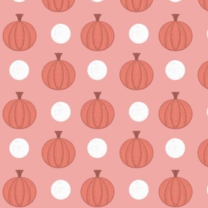 Rosy polka pumpkins