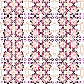 Floral pink and purple flowers 21