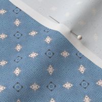 Blue and White Polka Dots
