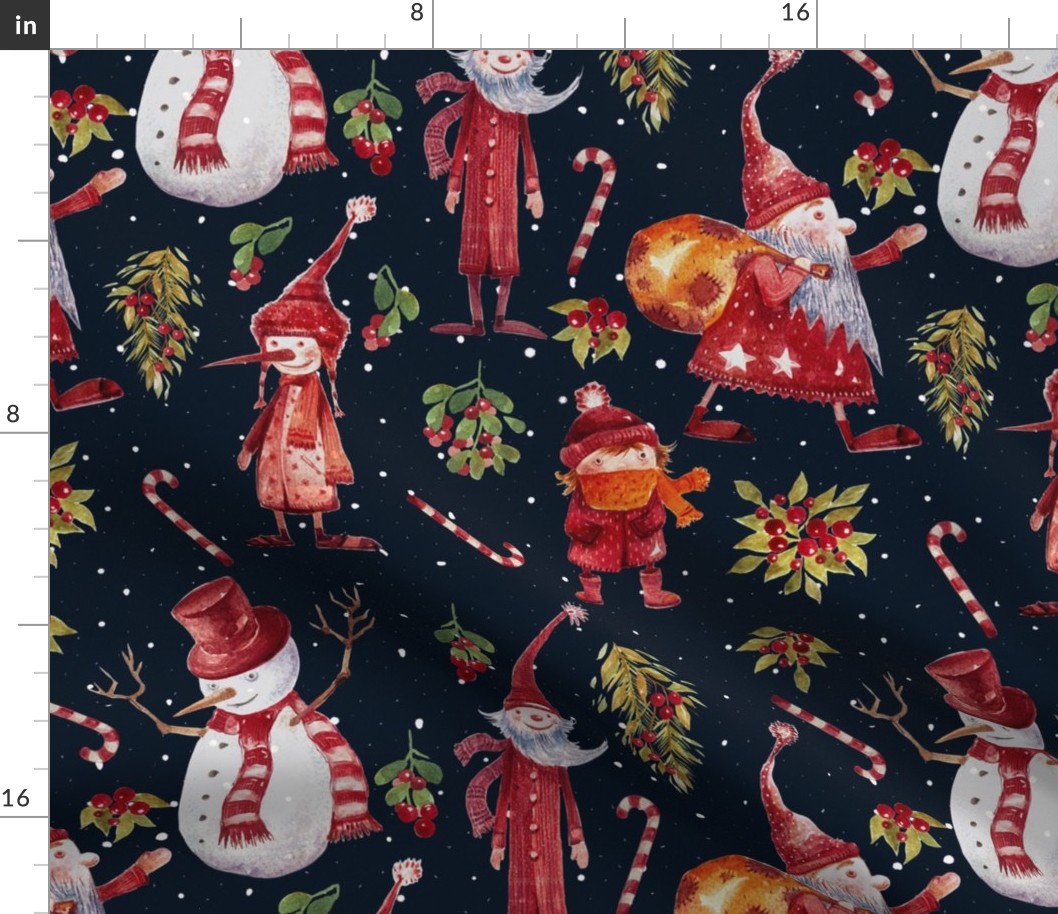 Christmas Celebration on Navy large