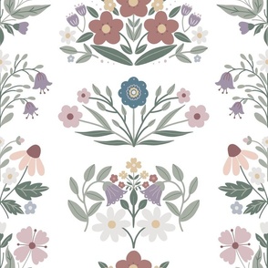 Folk Art Floral Pattern