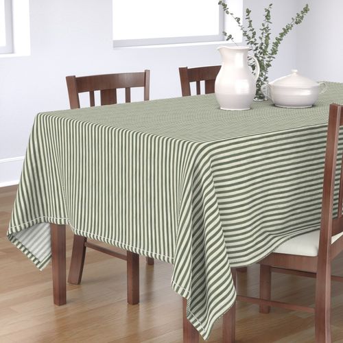 12 Inch Watercolor Modern Neutral Subtle Sage Green and Soft White Stripes