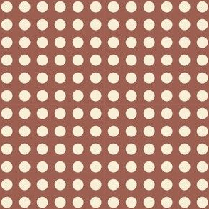 chocolate polka dots