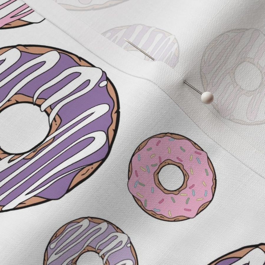 Pattern Of Donuts - Pink Donuts - Purple Donuts - Medium