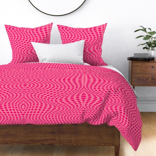 Wavy Dots Bubblegum Pattern