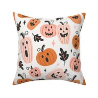 Halloween Pumpkin Festival Ivory Large