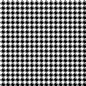 black white houndstooth