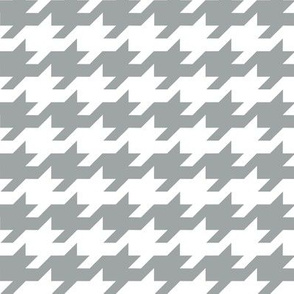 Houndstooth - grey and white