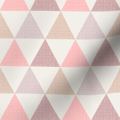 Textured Triangles Pink