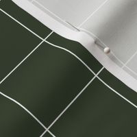 dark green grid on white | pencilmeinstationery.com