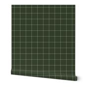 dark green grid on white | pencilmeinstationery.com