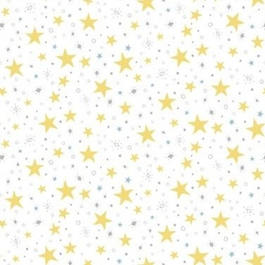 Twinkle Stars on White