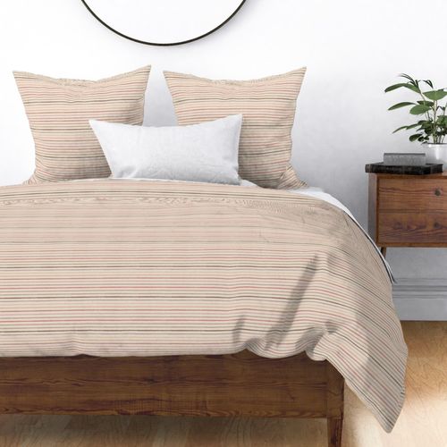 Bohemian style welcome horizontal grungy stripes small