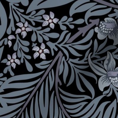 Larkspur by William Morris Reimagined