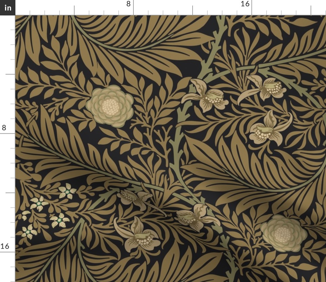 Larkspur by William Morris Reimagined