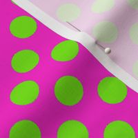 POlka Dots Lime/Pink