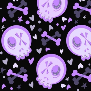 Skullies - Purple Large Scale