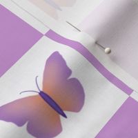 Large Lilac Butterfly Checkers