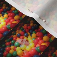 Patrick Stewart in a Ball Pit