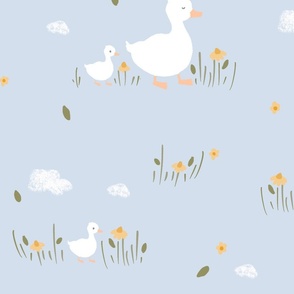 Large Scale Baby Duckling Fields