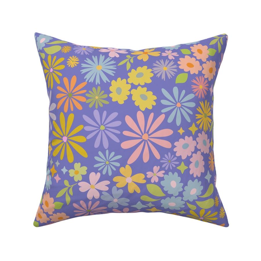 Flower Meadow Sparkle - Violet Blue (L)