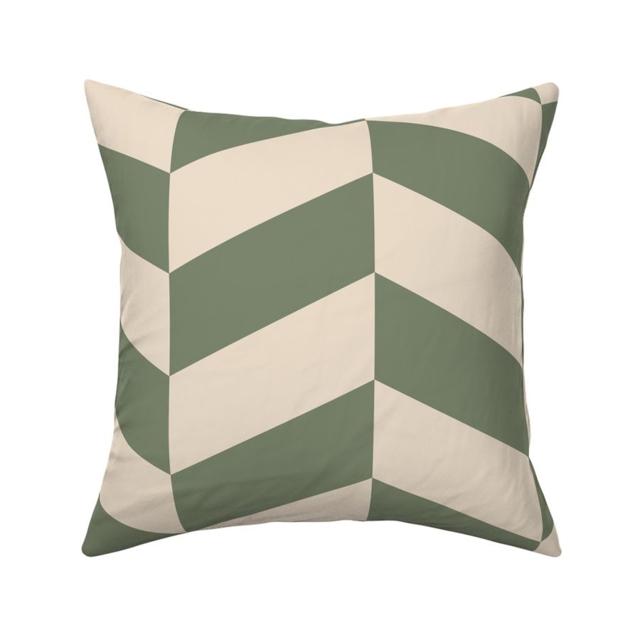 Olive-serene-soothing-sage-green-and-muted-beige-white-chevron-zigzag-XL