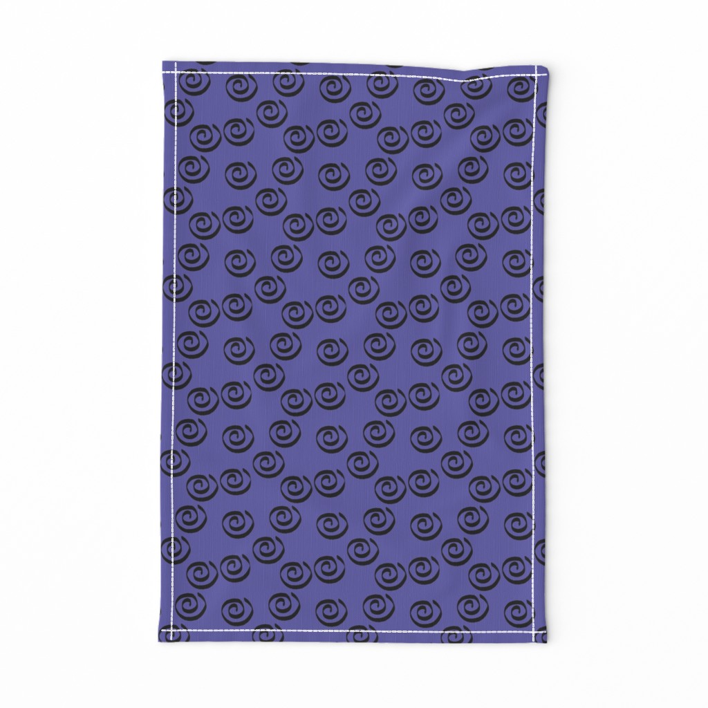 Purple Swirl Companion Fabric